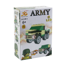                             Army stavebnice s LED světlem                        