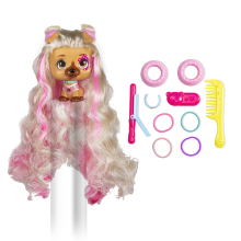 VIP Pets pejsek s doplňky, extra dlouhé vlasy