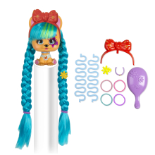 VIP Pets pejsek s doplňky, extra dlouhé vlasy