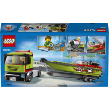                             LEGO® City 60254 Přeprava závodního člunu                        