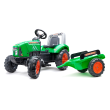                             Traktor šlapací Supercharger zelený                        