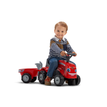                             Odstrkovadlo traktor Massey Ferguson červené s volantem a va                        