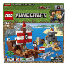                             LEGO® Minecraft 21152 Dobrodružství pirátské lodi                        