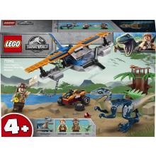                             Lego Jurassic World Velociraptor: Záchranná mise s dvouplošn                        