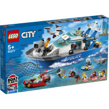                             LEGO® City 60277 Policejní hlídková loď                        