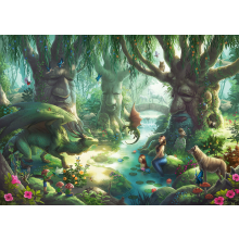                             Puzzle Exit KIDS V magickém lese 368 dílků                        