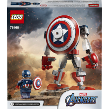                             LEGO® Super Heroes 76168 Captain America v obrněném robotu                        