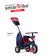                             Tříkolka Smart Trike 4 v 1 Shine červená                        
