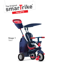                             Tříkolka Smart Trike 4 v 1 Shine červená                        
