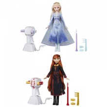                             Frozen 2 Panenka Elsa/Anna se zaplétačem vlasů                        