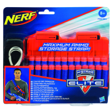                             NERF Elite 2 náhradní zásobníky s popruhem a 24 šipkami                        