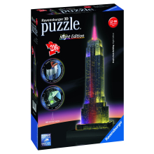                             Puzzle 3D Empire State Building - noční edice 216                        
