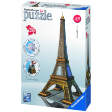                            Puzzle 3D Eiffelova věž 216 dílků                        