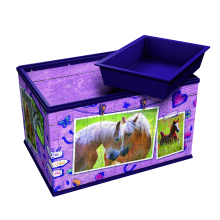                             Puzzle 3D Úložná krabice Kůň                        