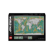                             LEGO® Art 31203 Mapa světa                        