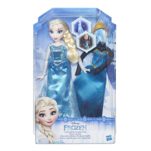                             Frozen panenka Elsa s náhradními šaty                        
