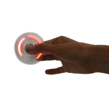                             Finger gyro kovový se světlem                        