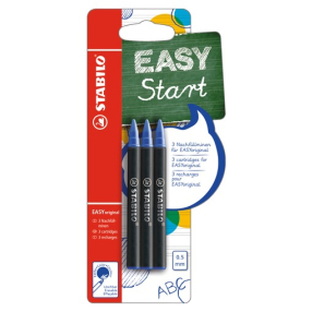 Náhradní náplň - STABILO EASYoriginal Refill - medium - 3 ks balení - modrý zmizíkovatelný inkoust