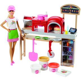 Barbie vaření a pečení pizza herní set s panenkou