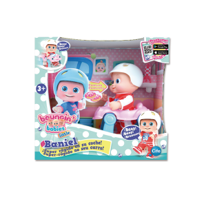 Panenka Baniel v autíčku