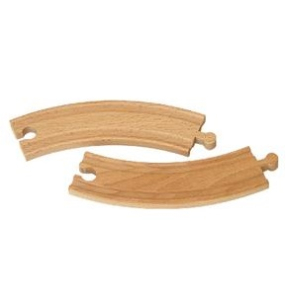 Kolej zatáčka 17cm, 2 ks