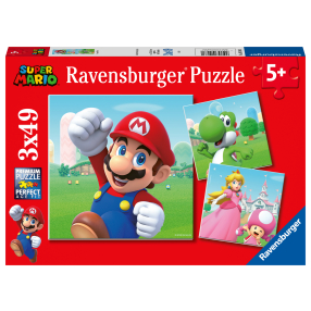 Puzzle dětské Super Mario 3x49 dílků