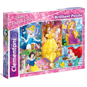 Puzzle Briliant 104 dílků Princezny