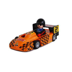 Auto Superkart s Igráčkem, oranžová