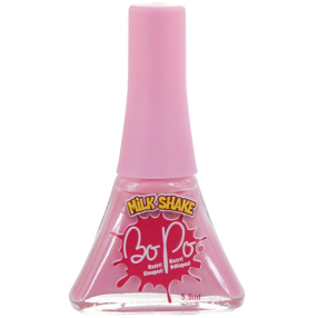 BO-PO lak na nehty světle růžový s vůní milk shake