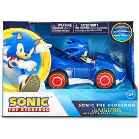 Autíčko pull back Sonic modré