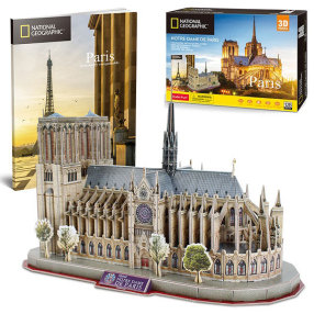 Puzzle 3D NG Notre Dame 128 dílků