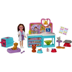 Barbie Chelsea veterinářka herní set