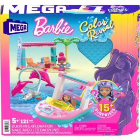 Mega Construx Barbie color reveal výzkum delfínů