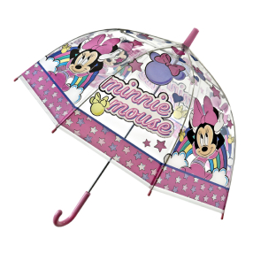 Deštník manuální průsvitný Disney Minnie