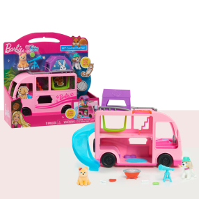 Barbie karavan pro zvířata