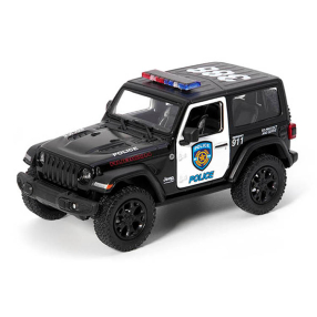 Auto kovové Jeep Wrangler policie