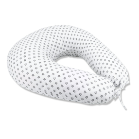 Kojící polštář Sleeplease 185 cm - Hvězdy bílá