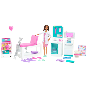 Barbie klinika 1. pomoci s doktorkou herní set