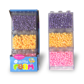 Ultra Foam 3 pack mix (balení 3 kusů růžová, fialová, oranžo