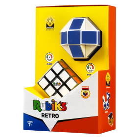 Rubikova kostka sada retro had + kostka 3x3x3