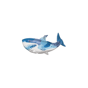 Balónek foliový supershape Žralok