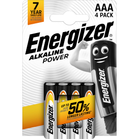 Energizer Alkaline Power AAA 4 pack