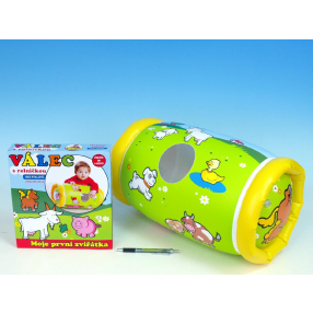 Válec s rolničkou 42x23cm Moje první zvířátka 6m+