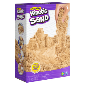 Kinetic sand 2,5 kg hnědého tekutého písku
