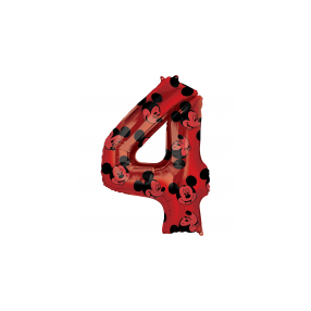 Foliové číslo Mickey 4, 66 cm