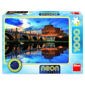 Puzzle Andělský hrad 1000 dílků neon