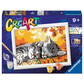 Malování podle čísel CreArt Podzimní koťata