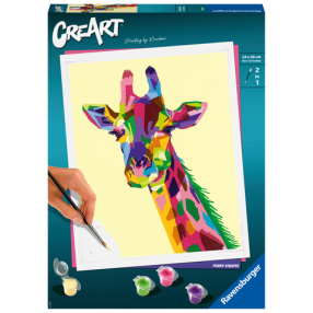 Malování podle čísel CreArt Vtipná žirafa