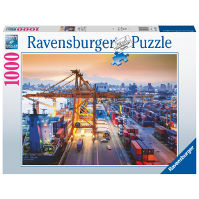 Puzzle Přístav Hamburg 1000 dílků