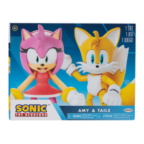 Figurky Sonic 2 ks  Amy + Tails 10 cm